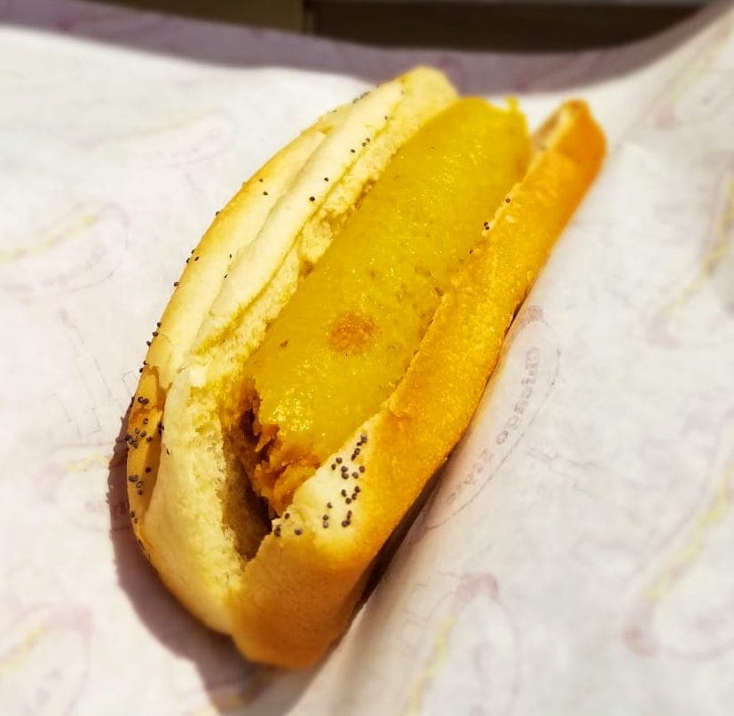 Tamale on Bun